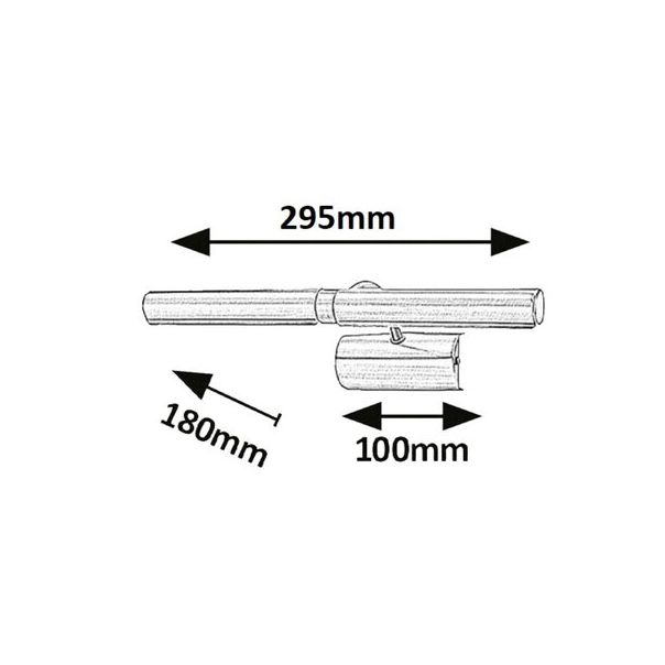 Rabalux Rasveta za slike Picture light G9 2x MAX 15W bronzana (3644) - 3644-1-1