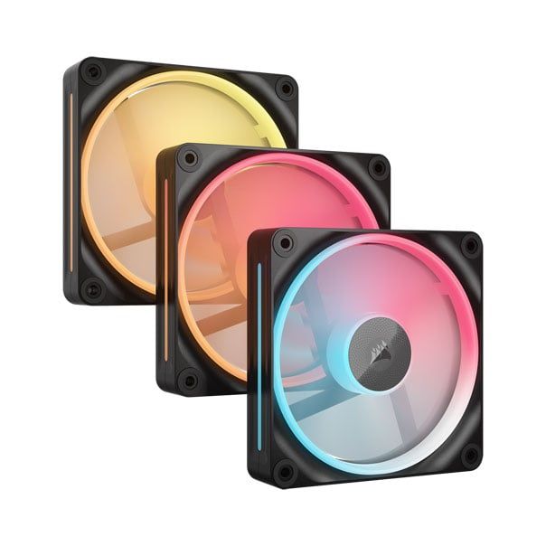CORSAIR Kuler za PC iCUE Link LX120-R/RGB 120mm triple, crna - CO-9051050-WW