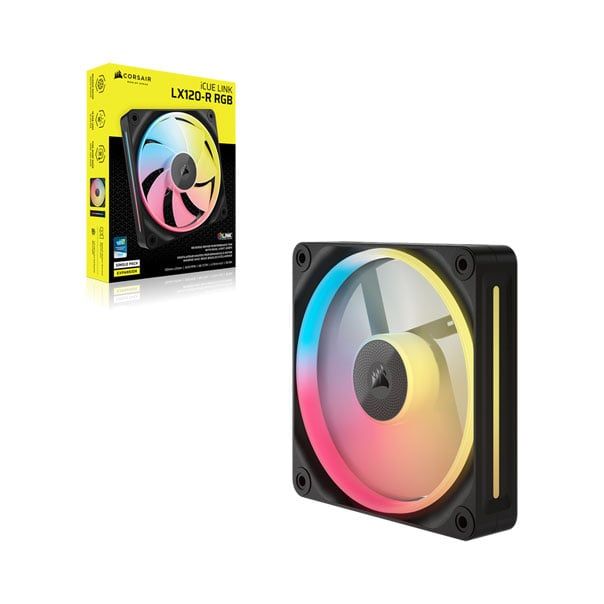 CORSAIR Kuler za PC iCUE Link LX120-R/RGB 120mm single, crna - CO-9051049-WW