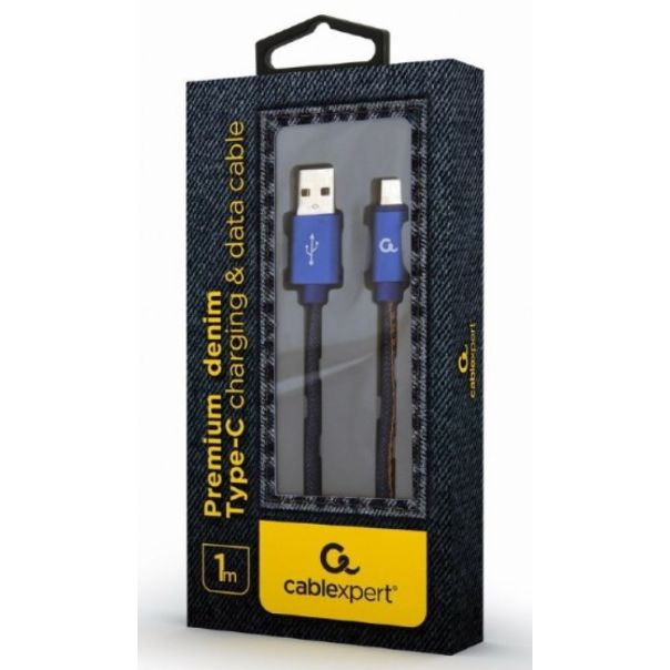 GEMBIRD Kabl CC-USB2J-AMCM-1M-BL Type-C USB, 1m, plava - 38290