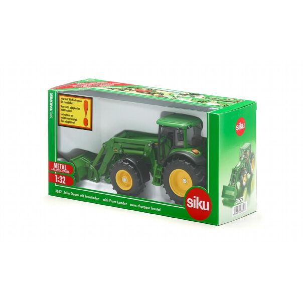 SIKU Traktor John Deere sa bagerom - 3652