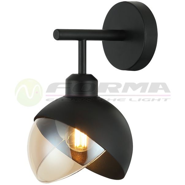 FORMA Zidna lampa 1xE27 F7036-1Z BK+AM - 006316