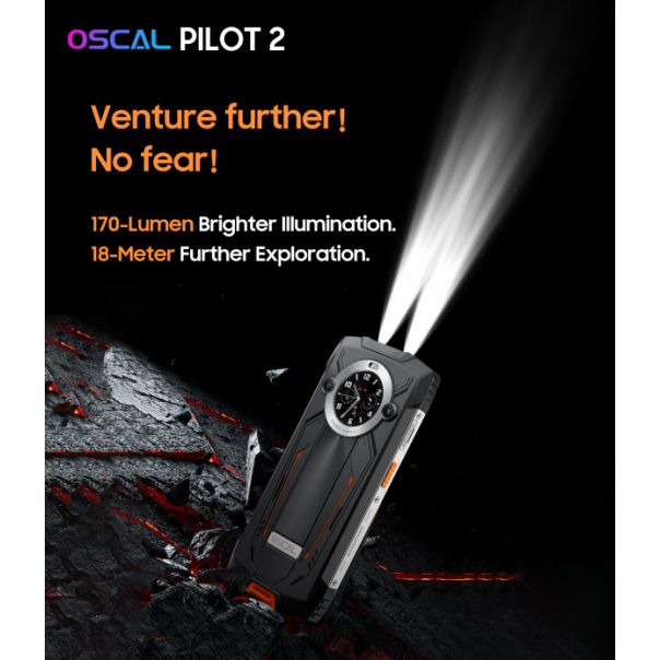 OSCAL PILOT II 8/256GB, crna - 40865-1
