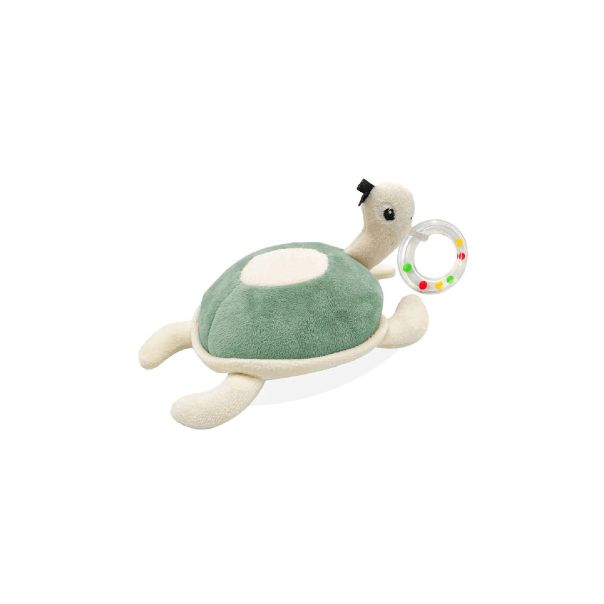 BABYJEM  Igračka za bebe Kornjača sa zvečkom, mint - 92-08194