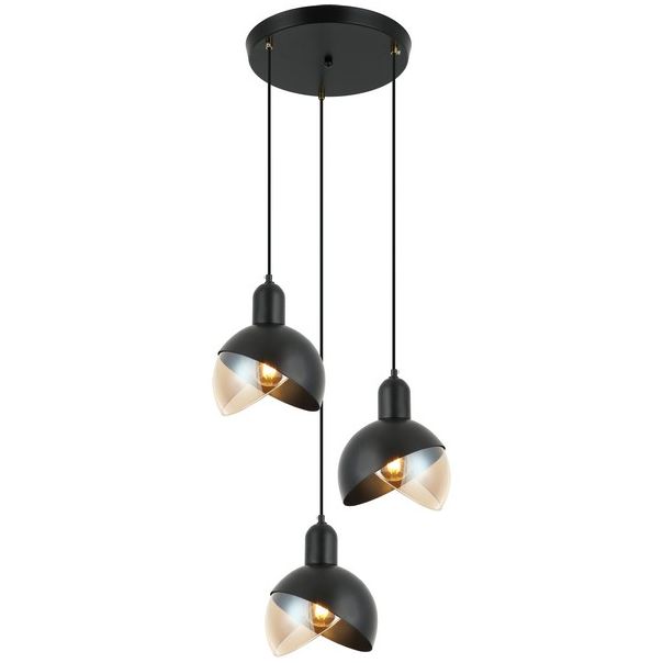 FORMA Visilica 3xE27 F7036-3V BK+AM - EP2684340