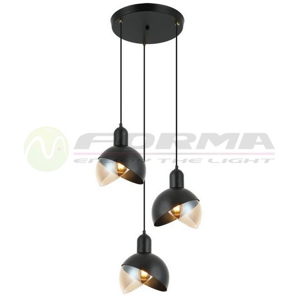 FORMA Visilica 3xE27 F7036-3V BK+AM - EP2684340