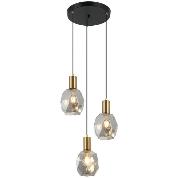 FORMA Visilica 3xE27 F7039-3V BK+SM - 006325