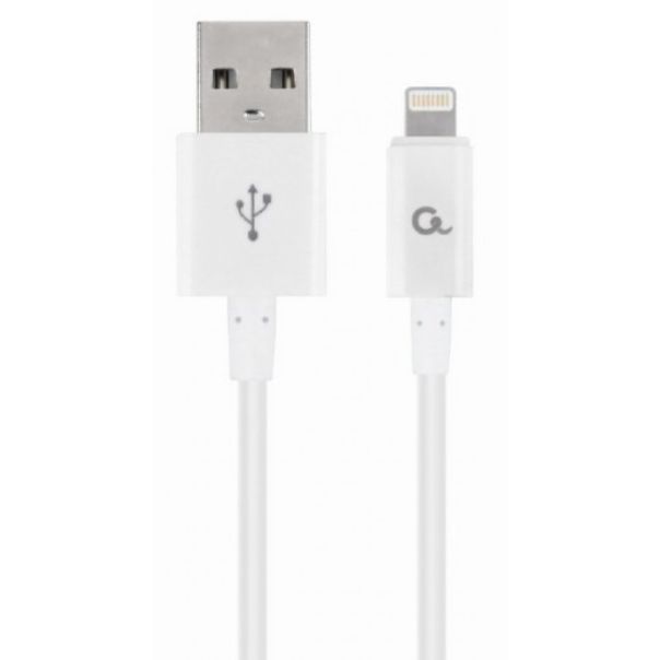 GEMBIRD USB kabl na Lightning, CC-USB2P-AMLM-1M-W, 1m, bela - 38347