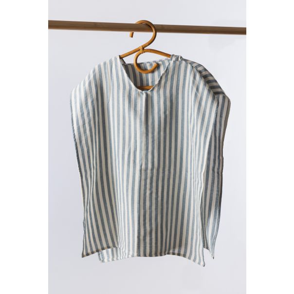 STEFAN Ponco od muslina 60x70 - 368-plava