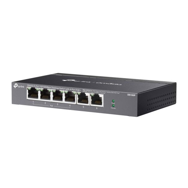 TP LINK LAN Switch TP-Link DS106P 6x1G/4PoE/67W - 42648