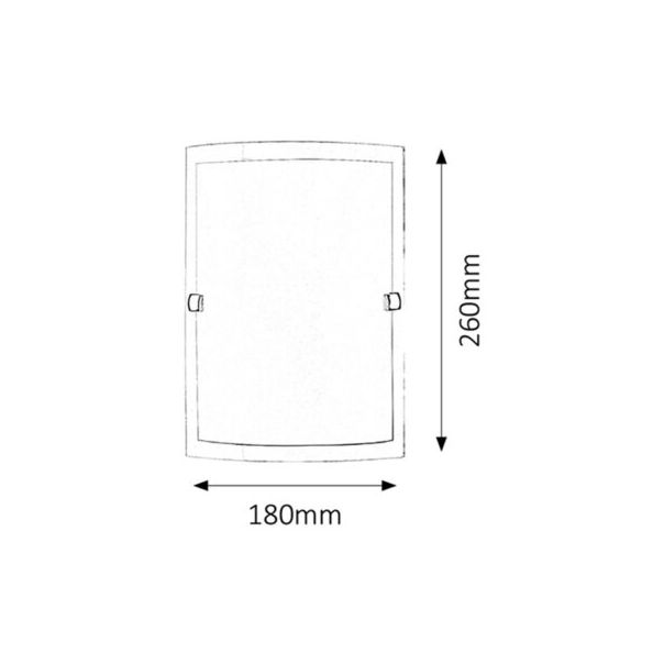 Rabalux Zidna lampa Nedda E27 1x MAX 60W opal staklo (3687) - 3687