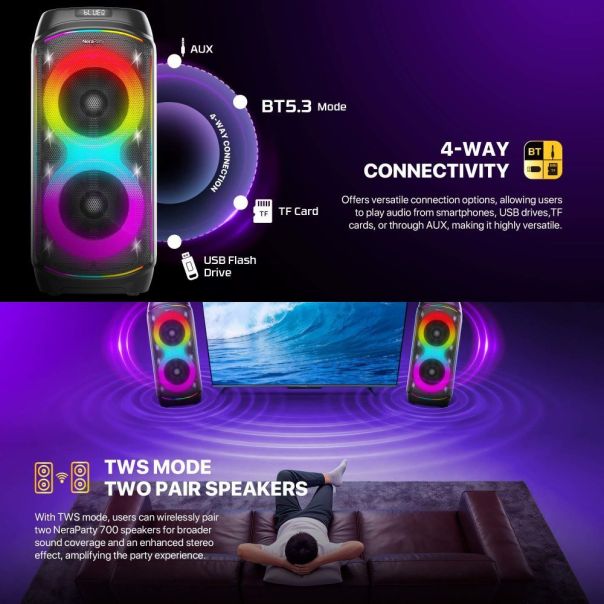 Fantech Bluetooth zvucnik NP02 NeraParty crni - EP3199298