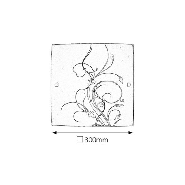 Rabalux Plafonjera Elina E27 1x MAX 60W bela (3692) - 3692