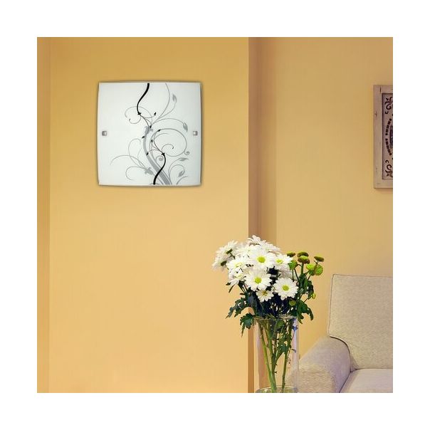 Rabalux Plafonjera Elina E27 2x MAX 60W bela (3693) - 3693