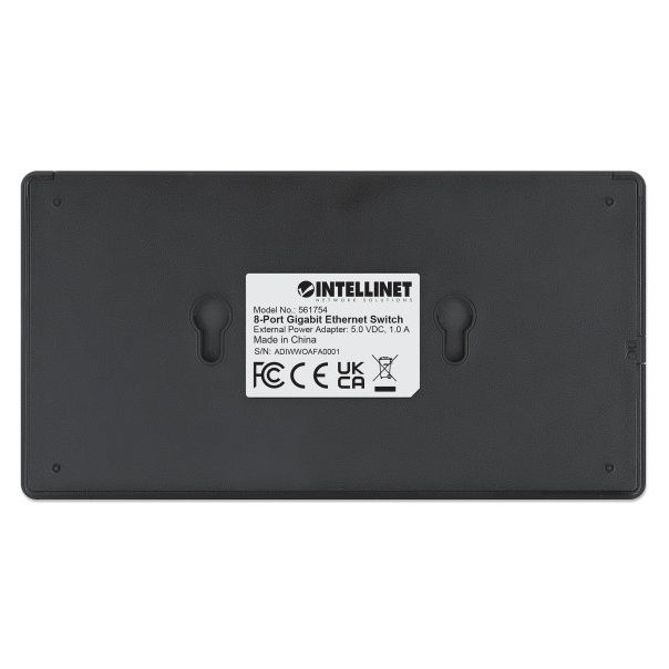 INTELLINET LAN switch 561754 10/100/1000 8port - 42585-1