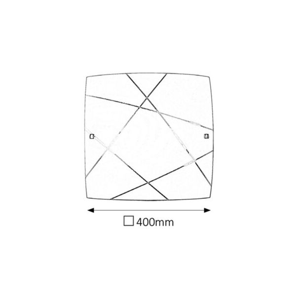 Rabalux Plafonjera Phaedra E27 2x MAX 60W bela (3699) - 3699
