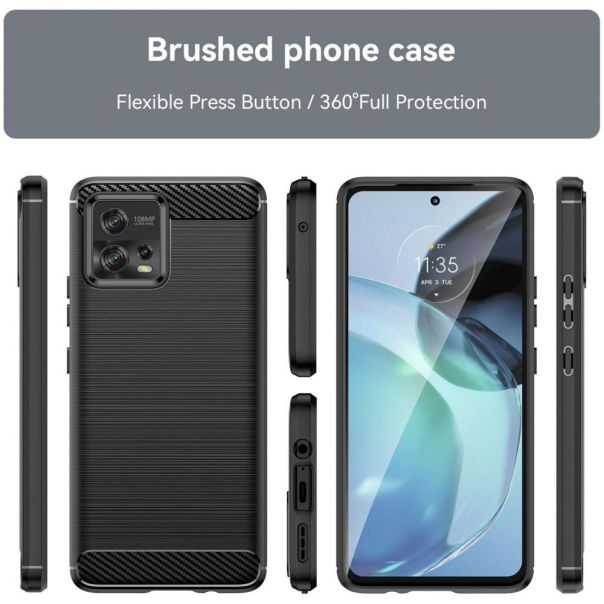 Maska za Motorola Moto G72 crna Defender Safeguard - 222989