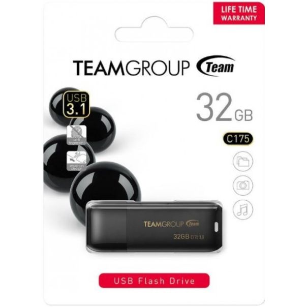 TEAM GROUP TeamGroup 32GB C175 USB 3.2 BLACK TC175332GB01 - 38428