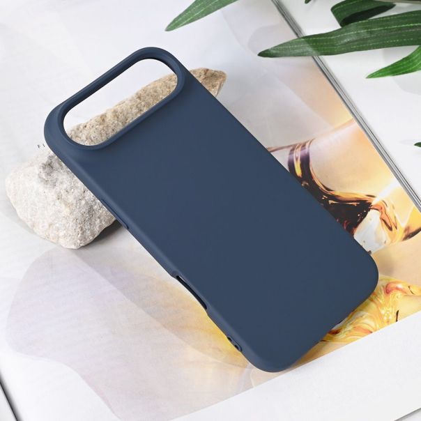 Maska za iPhone 17 Air 6.6 tamno plava Teracell Soft Velvet - 223002