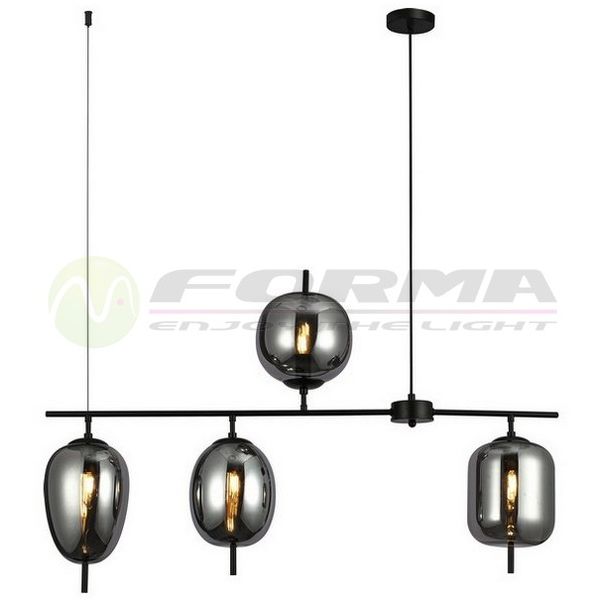 FORMA Visilica 4xE14 F4014-4V BK+SM - 006525
