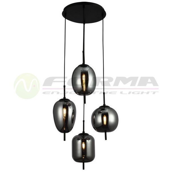 FORMA Luster 4xE14 F4014-4L BK+SM - 006526