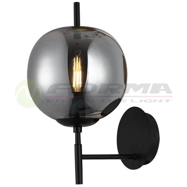 FORMA Zidna lampa 1xE14 F4014-1Z BK+SM - 006528