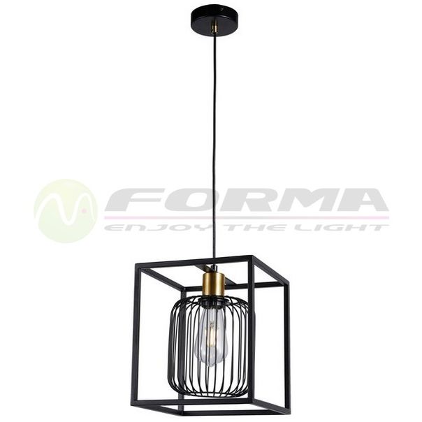 FORMA Visilica 1xE27 F7044-1V BK+SG - 006468-1