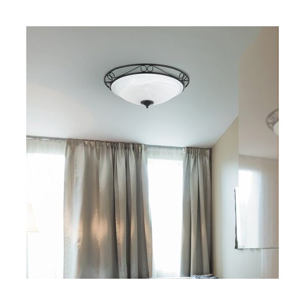 Rabalux Plafonjera Athen E27 3x MAX 60W crna (3723) - 3723