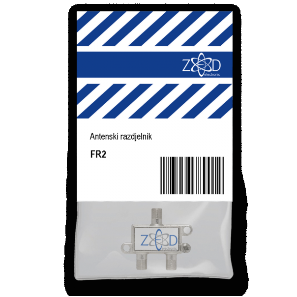 ZED ELECTRONIC Antenski razdelnik 1 ulaz - 2 izlaza, 5-2400MHz - FR2 - 1343