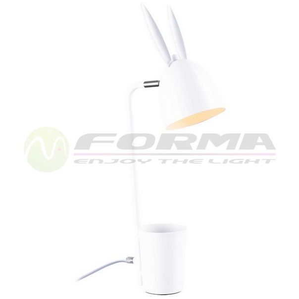 FORMA Stona lampa 1xE27 DF4803-1TL WH - 006556