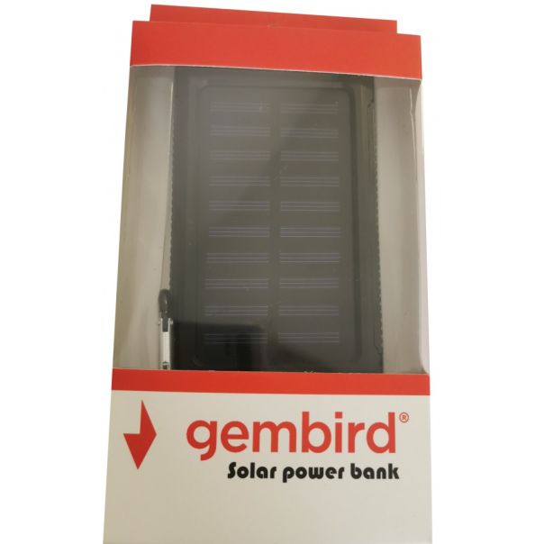 GEMBIRD Power bank, solarni, HRD-T12, 12000mAh - 38632