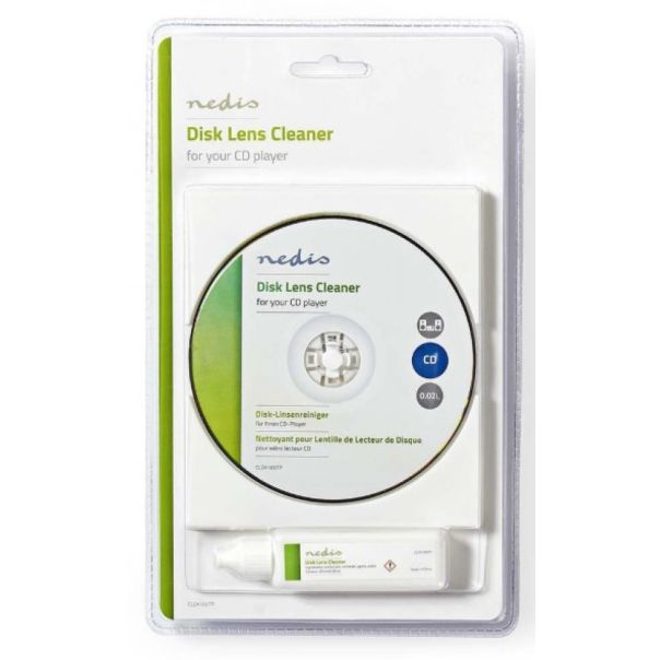 NEDIS CLDK100TP Disk za ciscenje CD plejera 20ml - 38695-1