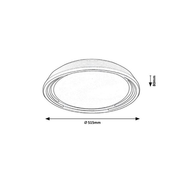 RABALUX Plafonjera Valter LED 36W - 3750