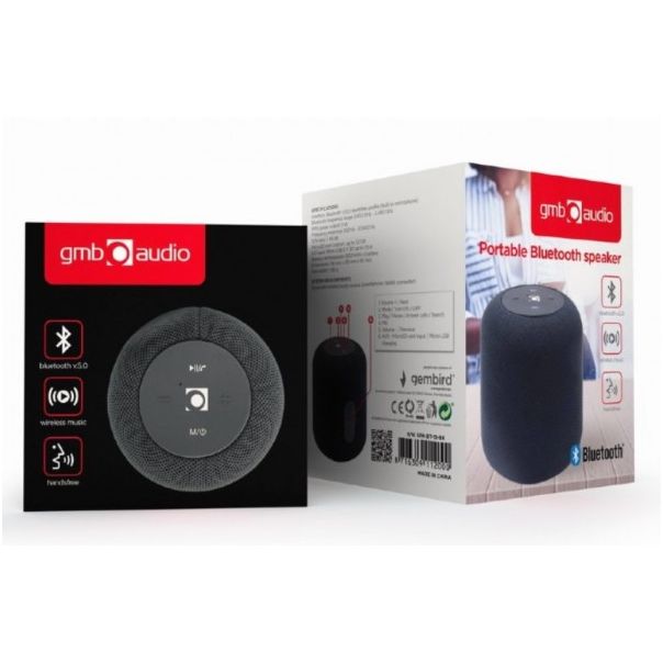 GEMBIRD Bežični Bluetooth zvučnik SPK-BT-15-BK, crna - 38763