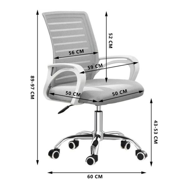 MODUL Radna stolica Flexi oc-009 siva - EP3126962