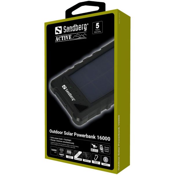 SANDBERG Powerbank Outdoor solarni 420-35, 16000 mAh - 43222