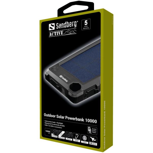 SANDBERG Powerbank Outdoor solarni, 420-53, 10000 mAh - 43223-1