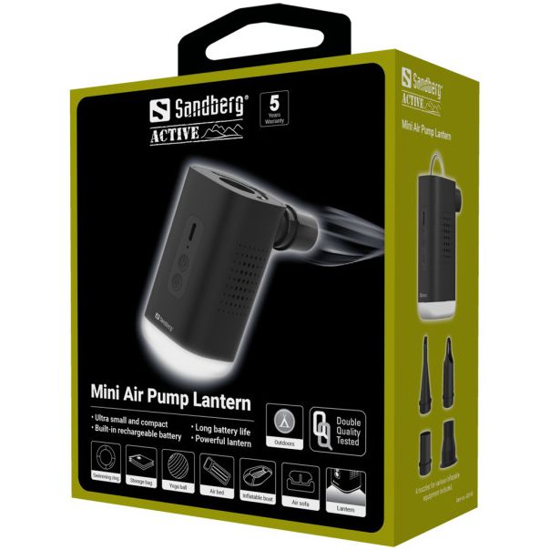 SANDBERG Baterijska pumpa sa lampom 420-93 1200mAh - 43224