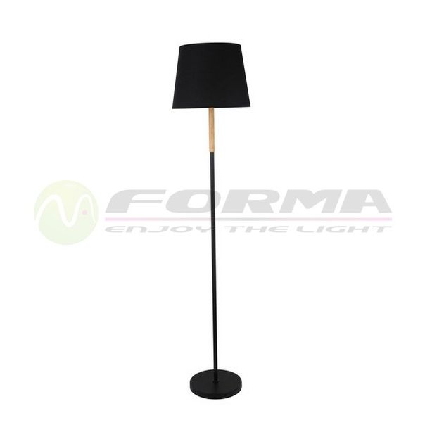 FORMA Podna lampa 1xE27 F7125-1F BK+WD - 006506