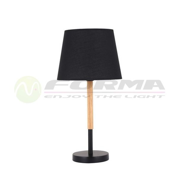 FORMA Stona lampa 1xE27 F7125-1T BK+WD - 006507
