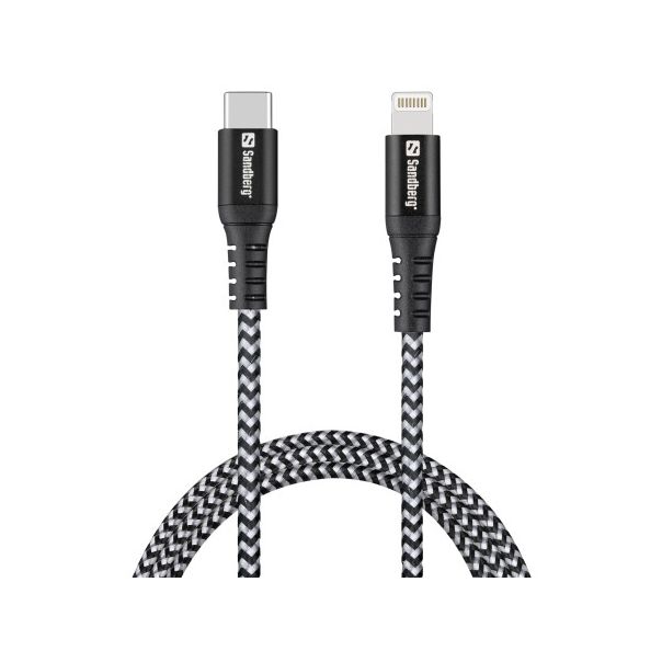 SANDBERG Kabl Survivor 441-55 USB-C/Lightning, 1m - 43250