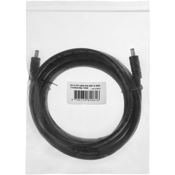 SANDBERG Kabl DC 5521-5525 820-81, 100W za povezivanje panela za el. Stanicu, 3m - 43251