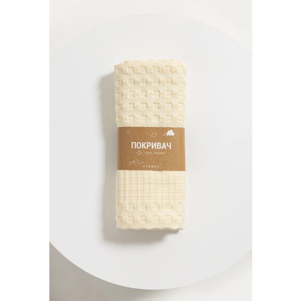 STEFAN Pokrivač za bebe 80x120cm Bohemia, bež - 378-bez