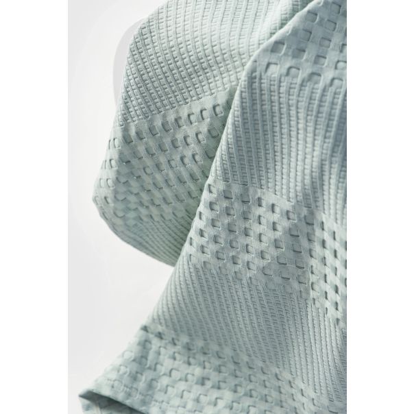 STEFAN Pokrivač za bebe 80x120cm Bohemia, mint - 378-mint