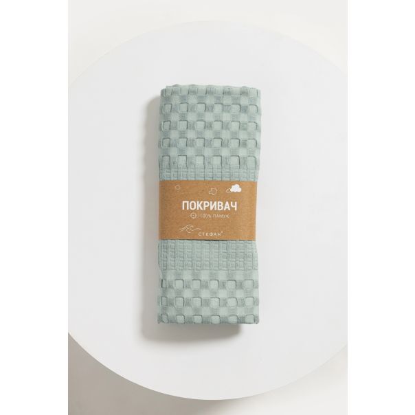 STEFAN Pokrivač za bebe 80x120cm Bohemia, mint - 378-mint