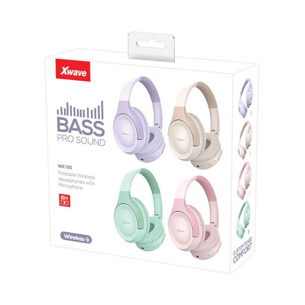 XWAVE Bluetooth slušalice MX100, zelena - 14200349