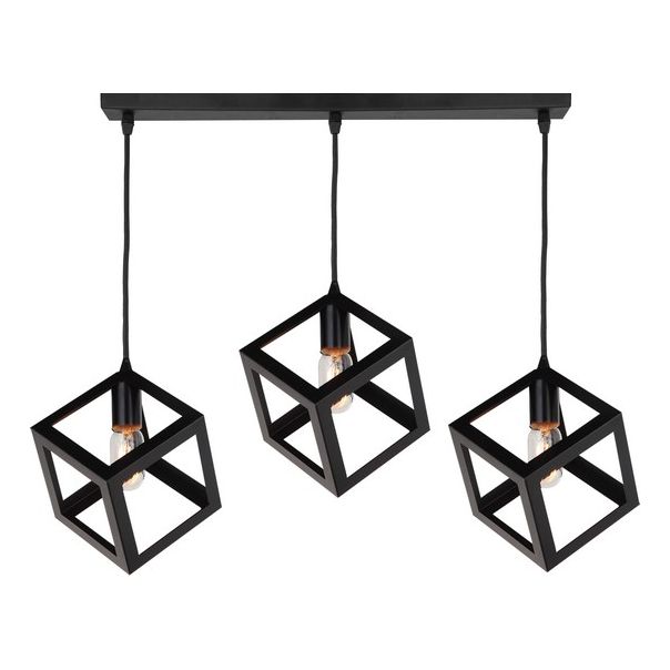 FORMA Viseća lampa 3xE27 F7205-3V BK - 003658