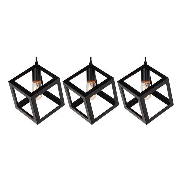 FORMA Viseća lampa 3xE27 F7205-3V BK - 003658