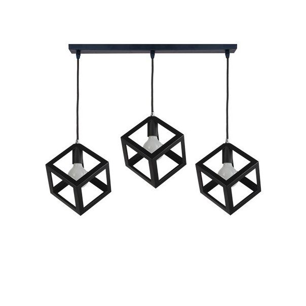 FORMA Viseća lampa 3xE27 F7205-3V BK - 003658