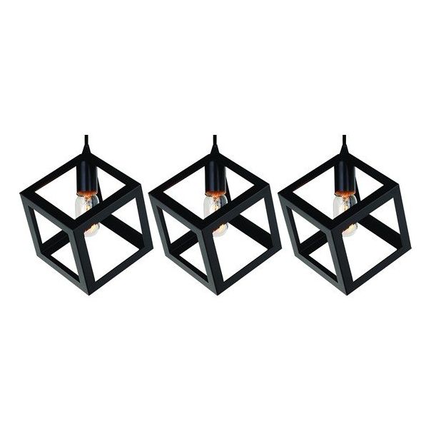 FORMA Viseća lampa 3xE27 F7205-3V BK - 003658